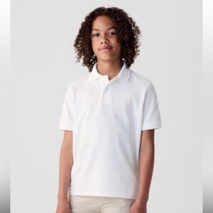 GAP Polo White Shirt Short Sleeve